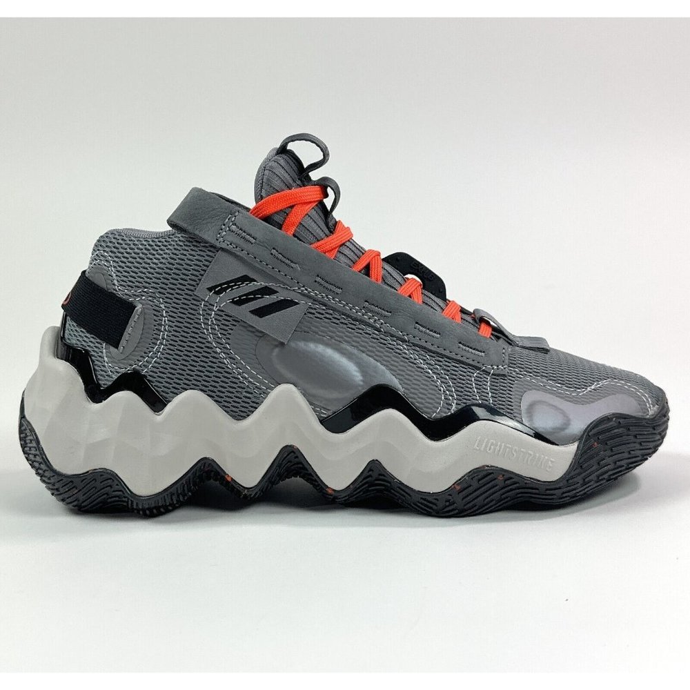 Adidas Exhibit B Candace Parker PE Womens Gray Basketball Shoes Sneakers GZ2351